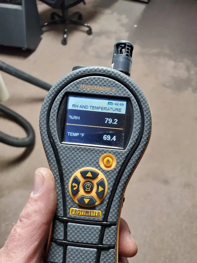 Moisture meter humidity assessment for Fire & Smoke Damage Restoration in Chillum
